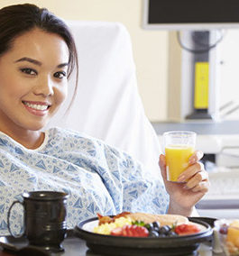 EATING DURING THE FIRST WEEK AFTER IBD SURGERY